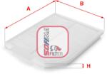 SOFIMA Filtru aer habitaclu / polen SOFIMA S 3018 C (S 3018 C)