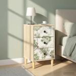 vidaXL Dulap de noapte GOTHA 2 buc. Stejar Sonoma 36 x 33 x 60 cm GartenMobel Dekor (8007308)