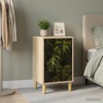 vidaXL Dulap de noapte ELBURG Stejar Sonoma 36 x 33 x 60 cm GartenMobel Dekor (8007277)