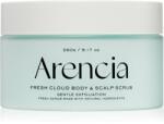 Arencia Fresh Cloud French Mint & Lily crema delicata pentru exfoliere pentru corp si par 260 g