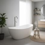 InspiroDesign Valentino Lux szabadonálló akril kád (VA180X88)