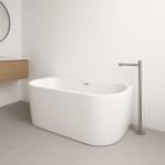InspiroDesign Buscello New falhoz tolható szögletes kivitel, félszabadonálló kád 160x75 (BUN160x75x61)