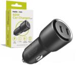 Mobile Origin CA11 60 W-os autós töltő 2 USB-C csatlakozóval, fekete