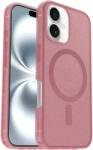 OtterBox Symmetry Series Clear MagSafe Transparent Case for iPhone 16, Shockproof Drop Proof Protective Case, 3X Military Grade Tested, Clear/Pink - 77-96384 (77-96384)