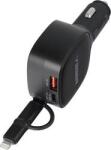 VEGER Incarcator auto Veger CC89 1 x USB-A 1 x USB-C 1 x Lightning 84 W Black (cc89)