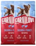 CARNILOVE Active Dog Salmon & Turkey Puppies 2x12 kg lazac és pulyka, fiatal kölyköknek
