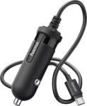 Hama Incarcator auto Hama MicroUSB, 1xUSB, 2.4A, Negru (4007249864215)