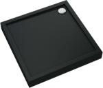 Schedpol Competia New Black Mat cădiță de duș pătrată 90x90 cm negru 3.4631/C/MG (34631CMG)