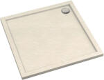 Schedpol Caspar New Cashmere Stone cădiță de duș pătrată 80x80 cm bej 3.2330/PK/ST (32330PKST)