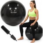 Springos ActiGet Minge de Fitness cu Pompă 85cm - Neagră (ACT0148) Minge fitness