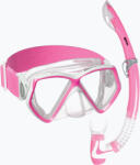 mares Set de snorkeling pentru copii Mares Combo Pirate Neon pink/white/clear