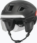 ABUS Cască de bicicletă cu indicatoare de direcție ABUS Hyp-e Ace volcano titan