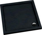 Schedpol Caspar Black Stone cădiță de duș pătrată 90x90 cm negru 3.261/C/ST (3261CST)