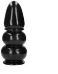 Ouch! Dop Anal Ultra Collosus cu Ventuza, PVC, Negru, 35.5 cm