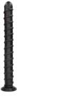 Ouch! Dildo Anal Pole of Power cu Ventuza, PVC, Negru, 58.5 cm