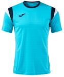 Joma Terra Short Sleeve T-Shirt Fluor Turquoise/Dark Navy Férfipóló XL