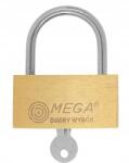 MEGA 50 mm-es sárgaréz lakat 24050 (24050)