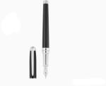 S.T. Dupont Line D Eternity Medium Black & Palladium fekete töltőtoll, 14 karátos arany tollheggyel (420220M)
