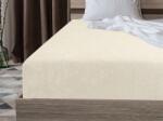  Cearsaf elastic din fleece MOLTON crem 180 x 200 cm