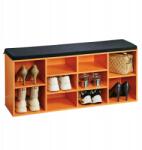 KESPER Cipőszekrény paddal narancssárga 103, 5 x 48 x 29, 5 cm (15985)