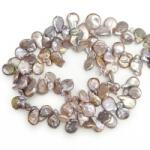  Margele Perle Cultura Mov Baroc 10-16x12-19 mm Lungime Sirag 39 cm