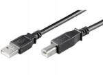 PremiumCord Usb 2.0 kábel, Ab, 1m, fekete (KU2AB1BK)