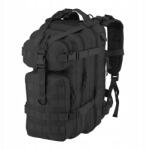Camo Taktikai hátizsák 25L Katonai Molle - Assault Survival Edc Fekete