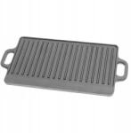 Mustang Öntöttvas Grillserpenyő Szürke 46 X 23 CM Grillezéshez És Sütéshez (6410411821493)