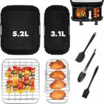 Tartozékkészlet Airfryer Olajsütőhöz 8, 3L kétrekeszes 5, 2L+3, 1L (HZQ)