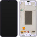Samsung Display cu Touchscreen Samsung Galaxy A37 5G, cu Rama, Mov (Light Violet), Service Pack GH82-39232D (GH82-39232D)