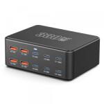  Incarcator Statie OEM HW66, 330W, 5A, 4 x USB-A - 6 x USB-C, Negru
