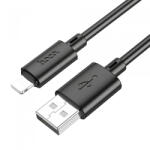 hoco. Cablu Date si Incarcare USB-A - Lightning HOCO X88, 18W, 1m, Negru - gsmboutique