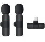  Lavaliera OEM K1, USB-C, Set 2 bucati, Neagra