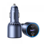 UGREEN Incarcator Auto Cu Cablu USB-C UGREEN EC705, 130W, 5A, 1 x USB-A - 2 x USB-C, Gri