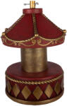 Clayre & Eef Suport brad Craciun Carusel ceramica rosie aurie Ø 52x73 cm (5MG0121)