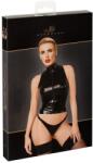 Noir Top Noir Project Fetish cu Fermoar Frontal - Negru , XL