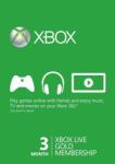 Microsoft Xbox Live Gold 3 Month Membership