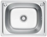  Melanstar HD5040S Egymedencés Konyhai Mosogatótálca - Inox, Szifonnal (HD5040S) - muszakishop