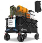 Sekey XXL Plus handcart foldable with brakes 200L 200KG load capacity, extra wide tires all terrain handcart, patented foldable from four directions, - FW21 (FW21)