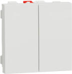 Schneider Electric Intrerupator dublu cap scara 2M Noua Unica alb NU321318 (NU321318)