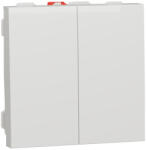 Schneider Electric Intrerupator dublu 2M Noua Unica alb NU321118 (NU321118)