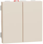 Schneider Electric Intrerupator dublu 2M Noua Unica bej NU321144 (NU321144)