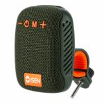 iSEN Boxa Portabila Bluetooth iSEN 392, Verde Inchis, Montare Rapida pe Ghidon Bicicleta sau Trotineta Electrica, 5W, TWS, Bluetooth 5.3, IPX5, Sunet Stereo 360 , Suport Inclus