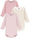 Petit Bateau Body pentru copii LOT BODIES X 3 Petit Bateau roz 3 luni