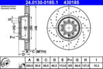 ATE Disc frana ATE 24.0130-0185.1 (24.0130-0185.1) - turbochic
