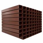  Barna Porfestett zártszelvény oszlop 60x40-es, 2300 mm
