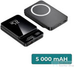 Leziter Powerbank Wireless 5000 mAH 2A 22, 5W fekete HTMW-5000-Black (HTMW-5000-Black)