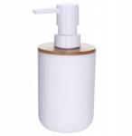 Bathroom Solutions Műanyag Szappanadagoló Bambusz Fedéllel 300 ML (170456590)