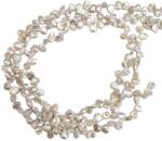  Margele Perle Cultura Albe Baroc 5-6x6-8 mm Lungime Sirag 39 cm