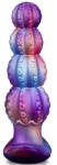 Toppedmonster Balltak Anál plug 4 golyós textúrával 14 cm szilikon